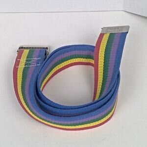 Posey Rainbow Woven Belt 53 Inches